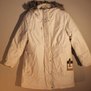 NWT The North Face Downtown Parka Urban Explore, Vintage White, Women's XL